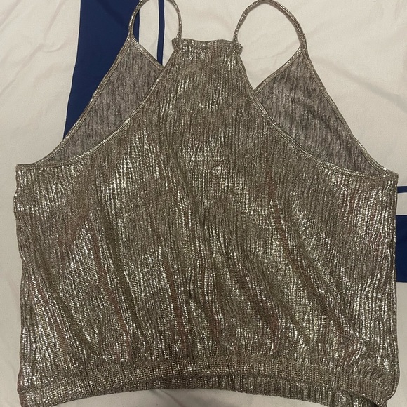 gold sparkly shirt - Picture 2 of 2